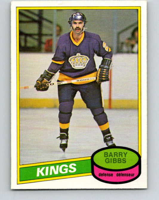 1980-81 O-Pee-Chee #334 Barry Gibbs  Los Angeles Kings  V40462