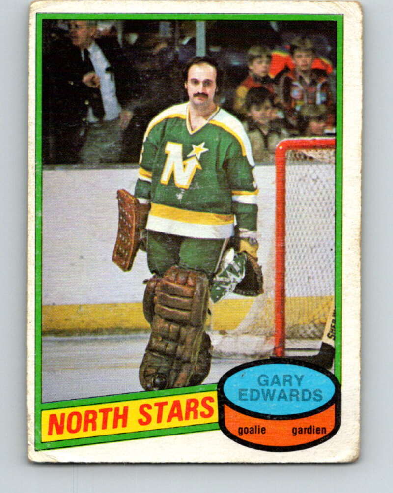 1980-81 O-Pee-Chee #335 Gary Edwards Minnesota North Stars V40472