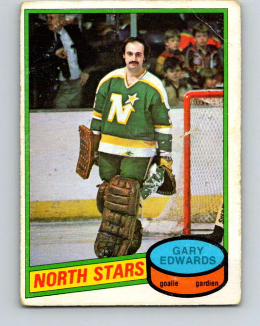 1980-81 O-Pee-Chee #335 Gary Edwards  Minnesota North Stars  V40474