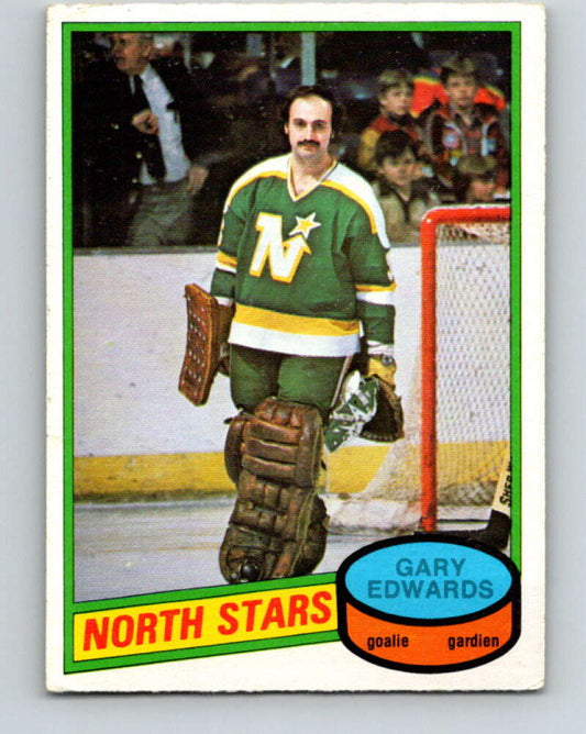 1980-81 O-Pee-Chee #335 Gary Edwards  Minnesota North Stars  V40475