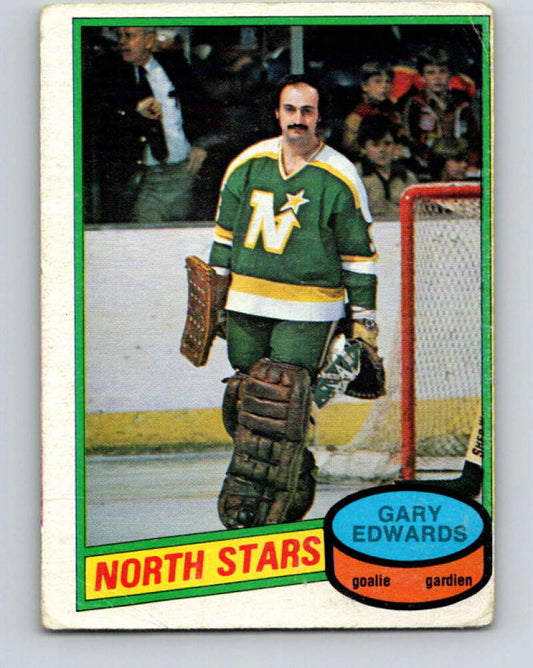 1980-81 O-Pee-Chee #335 Gary Edwards  Minnesota North Stars  V40477