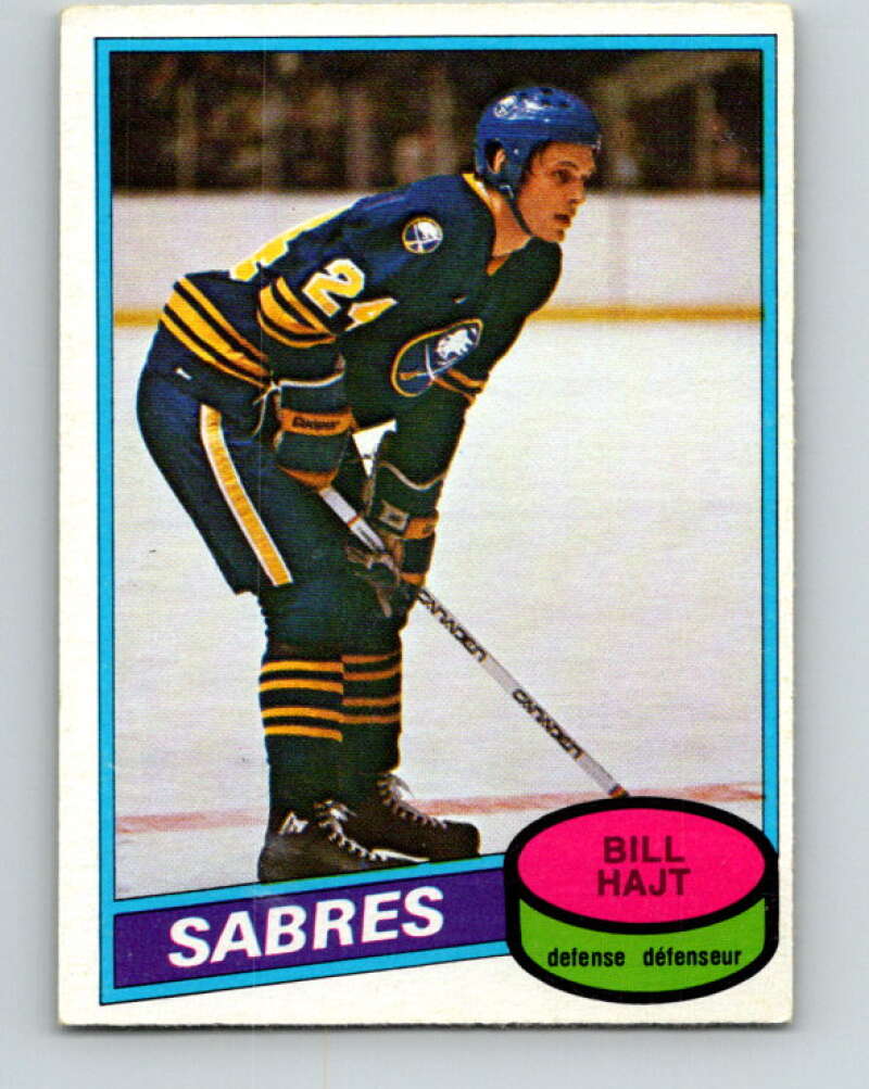 1980-81 O-Pee-Chee #337 Bill Hajt Buffalo Sabres V40493