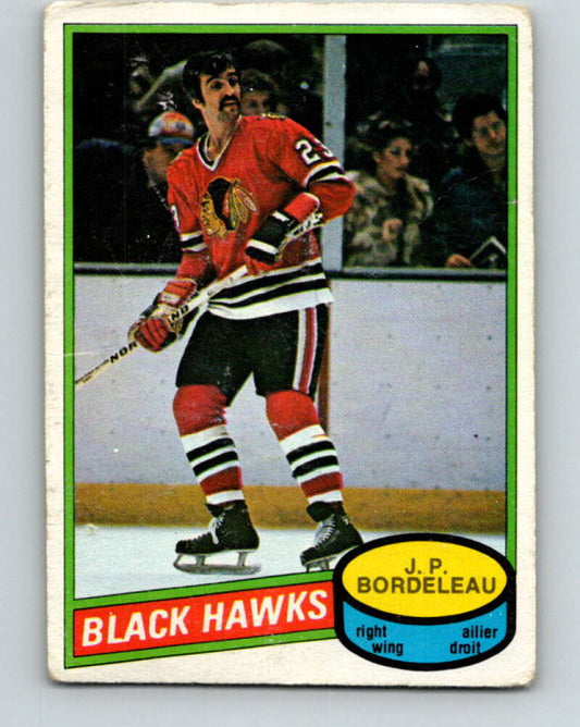 1980-81 O-Pee-Chee #339 J.P. Bordeleau  Chicago Blackhawks  V40511