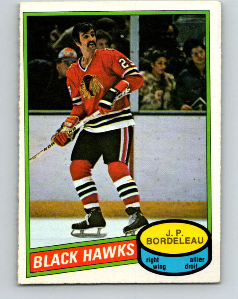 1980-81 O-Pee-Chee #339 J.P. Bordeleau Chicago Blackhawks V40516
