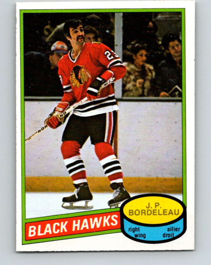 1980-81 O-Pee-Chee #339 J.P. Bordeleau Chicago Blackhawks V40517