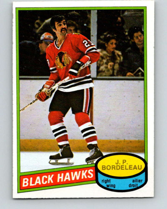 1980-81 O-Pee-Chee #339 J.P. Bordeleau  Chicago Blackhawks  V40517
