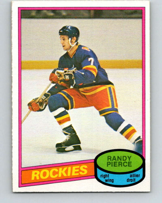 1980-81 O-Pee-Chee #340 Randy Pierce  Colorado Rockies  V40523