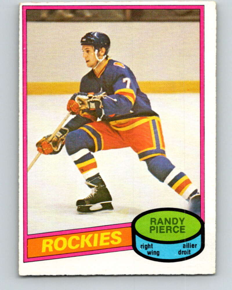 1980-81 O-Pee-Chee #340 Randy Pierce Colorado Rockies V40524