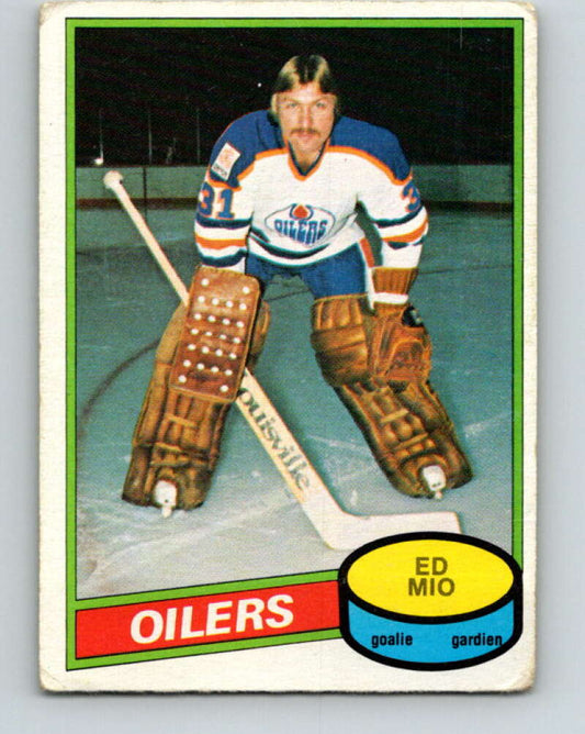 1980-81 O-Pee-Chee #341 Eddie Mio  RC Rookie Edmonton Oilers  V40525