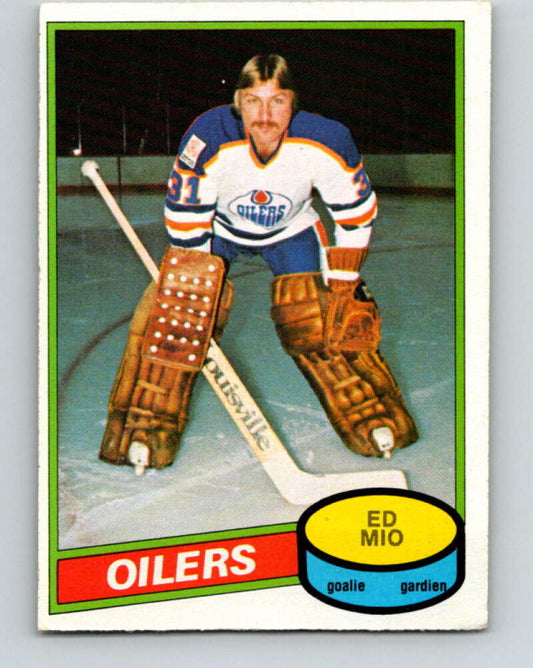 1980-81 O-Pee-Chee #341 Eddie Mio  RC Rookie Edmonton Oilers  V40527