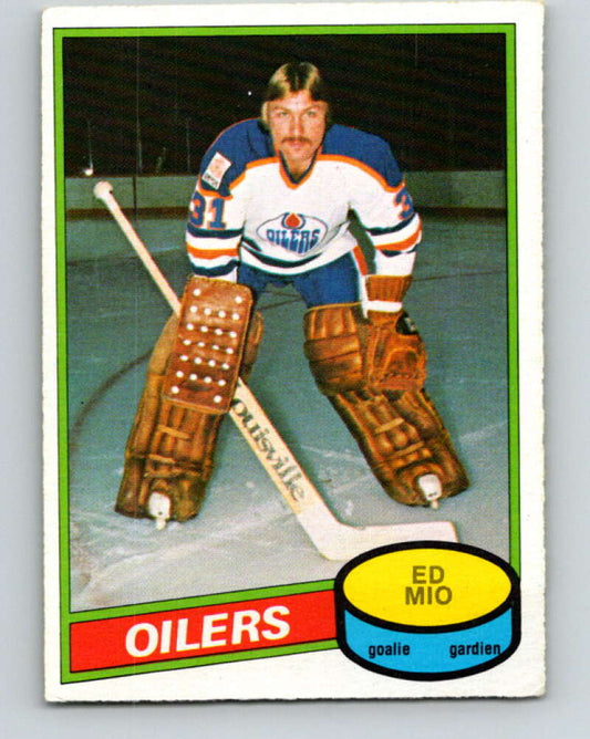 1980-81 O-Pee-Chee #341 Eddie Mio  RC Rookie Edmonton Oilers  V40528