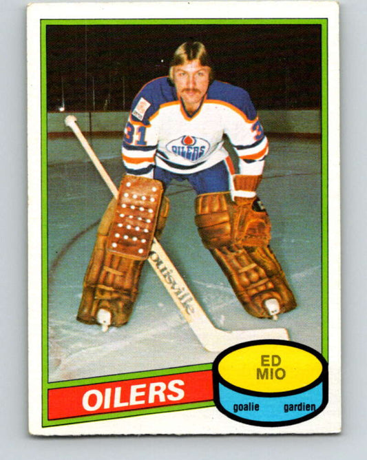 1980-81 O-Pee-Chee #341 Eddie Mio  RC Rookie Edmonton Oilers  V40529