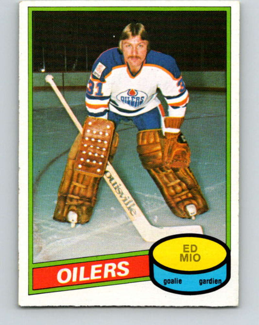 1980-81 O-Pee-Chee #341 Eddie Mio  RC Rookie Edmonton Oilers  V40530