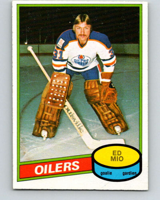 1980-81 O-Pee-Chee #341 Eddie Mio  RC Rookie Edmonton Oilers  V40531