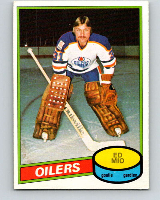 1980-81 O-Pee-Chee #341 Eddie Mio  RC Rookie Edmonton Oilers  V40533