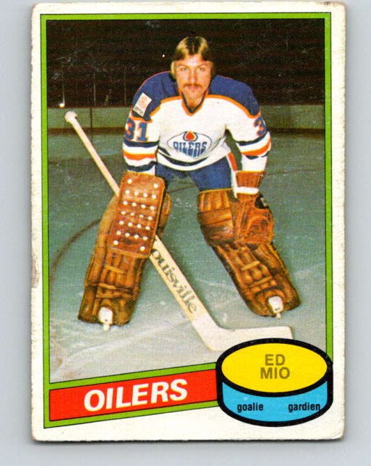 1980-81 O-Pee-Chee #341 Eddie Mio  RC Rookie Edmonton Oilers  V40534