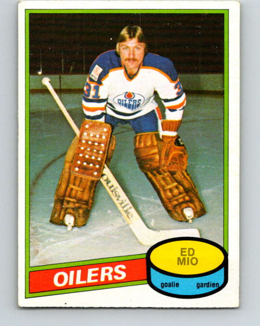 1980-81 O-Pee-Chee #341 Eddie Mio  RC Rookie Edmonton Oilers  V40535