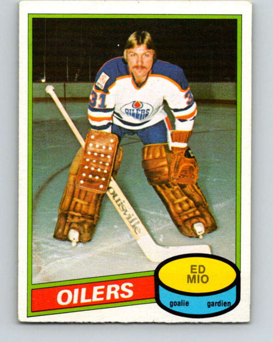 1980-81 O-Pee-Chee #341 Eddie Mio  RC Rookie Edmonton Oilers  V40537