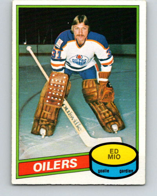 1980-81 O-Pee-Chee #341 Eddie Mio  RC Rookie Edmonton Oilers  V40538