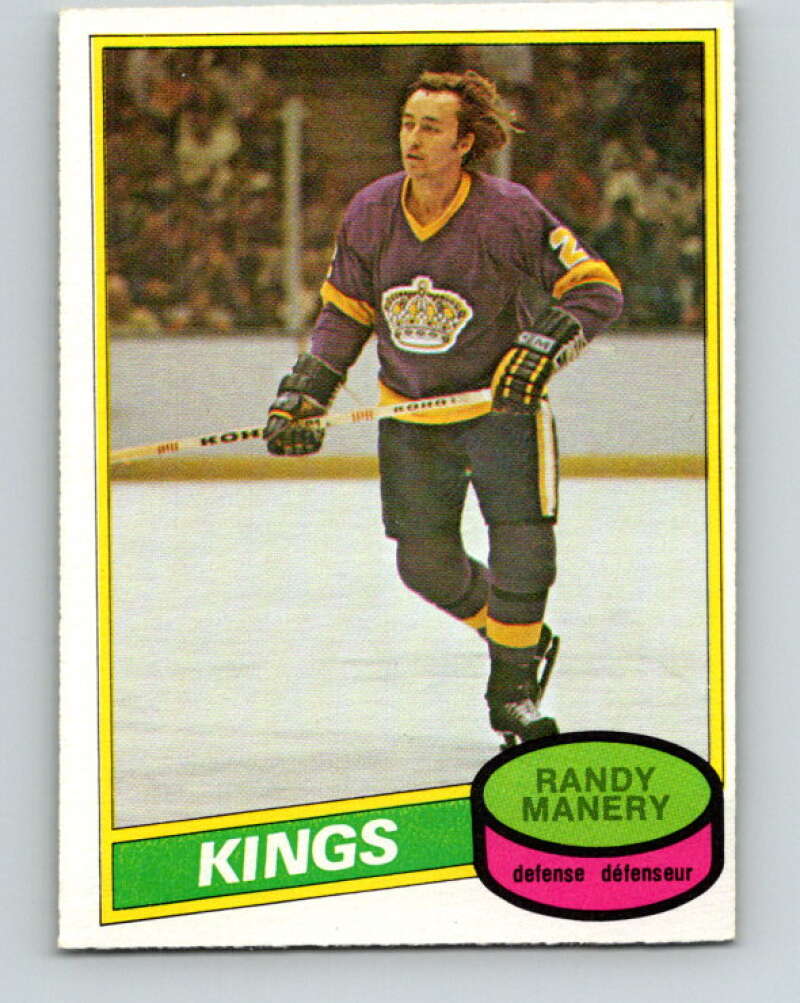 1980-81 O-Pee-Chee #342 Randy Manery Los Angeles Kings V40540