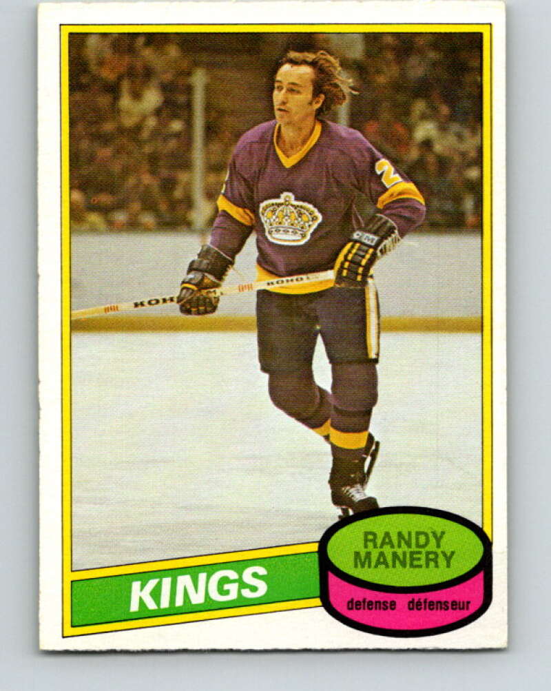 1980-81 O-Pee-Chee #342 Randy Manery Los Angeles Kings V40542