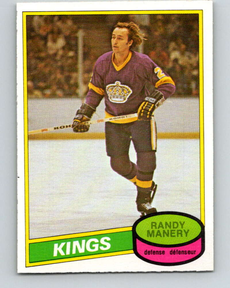 1980-81 O-Pee-Chee #342 Randy Manery Los Angeles Kings V40543
