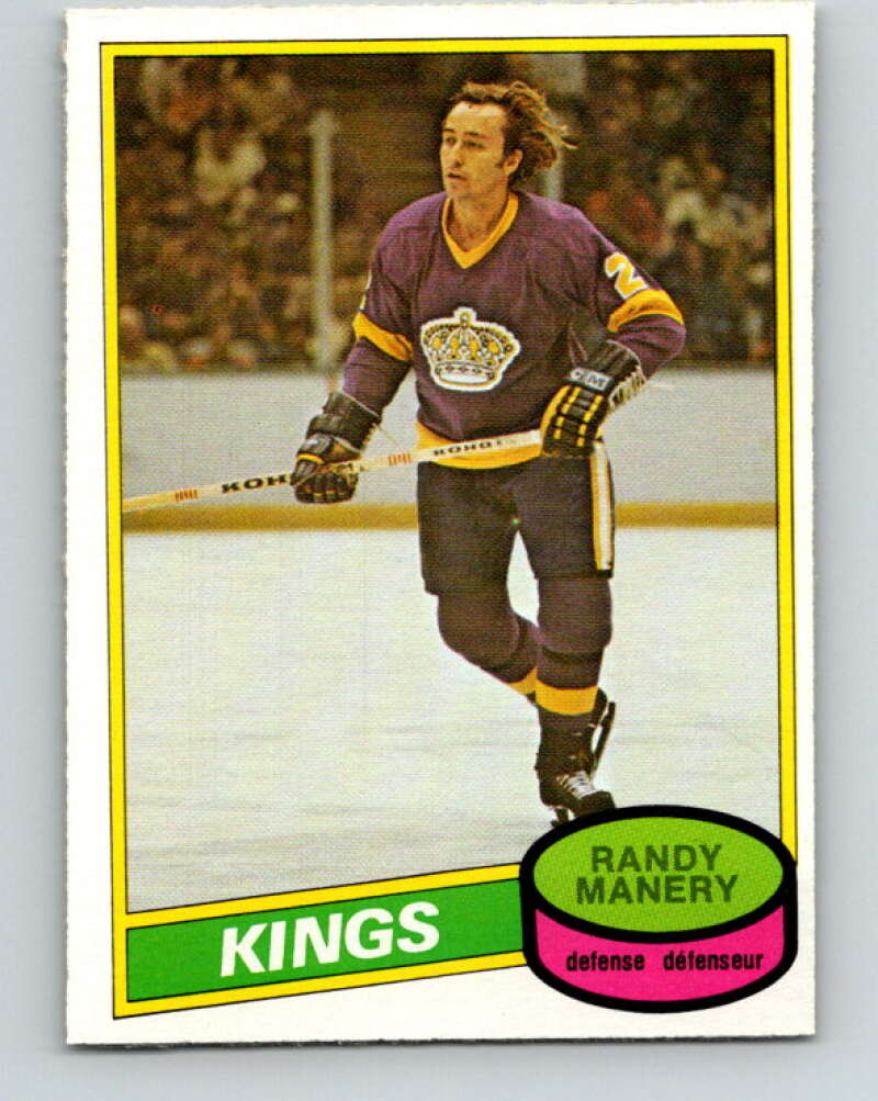 1980-81 O-Pee-Chee #342 Randy Manery Los Angeles Kings V40544