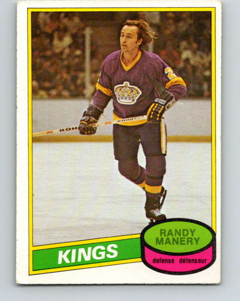 1980-81 O-Pee-Chee #342 Randy Manery Los Angeles Kings V40545