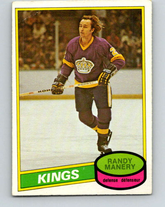 1980-81 O-Pee-Chee #342 Randy Manery  Los Angeles Kings  V40546