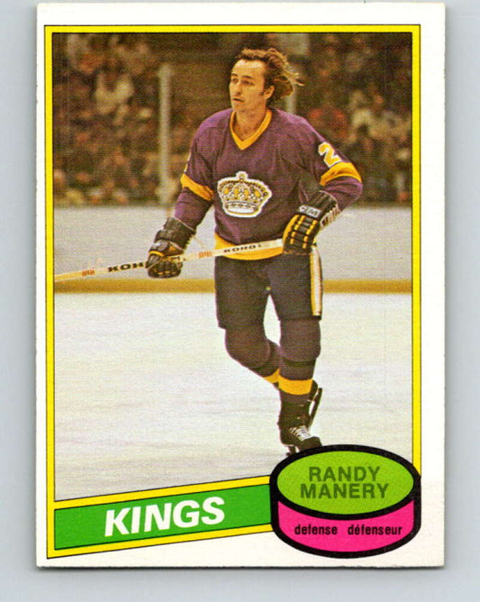 1980-81 O-Pee-Chee #342 Randy Manery  Los Angeles Kings  V40547