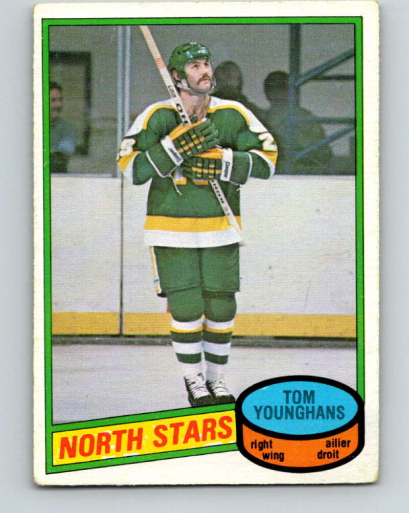 1980-81 O-Pee-Chee #343 Tom Younghans Minnesota North Stars V40553