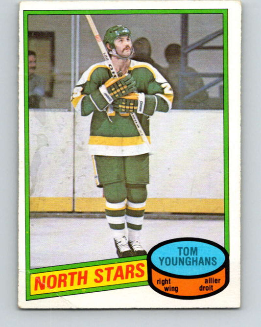 1980-81 O-Pee-Chee #343 Tom Younghans  Minnesota North Stars  V40554