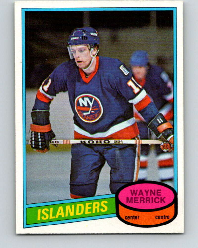 1980-81 O-Pee-Chee #345 Wayne Merrick New York Islanders V40561