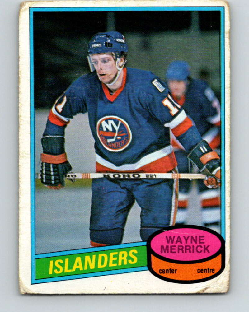 1980-81 O-Pee-Chee #345 Wayne Merrick New York Islanders V40566