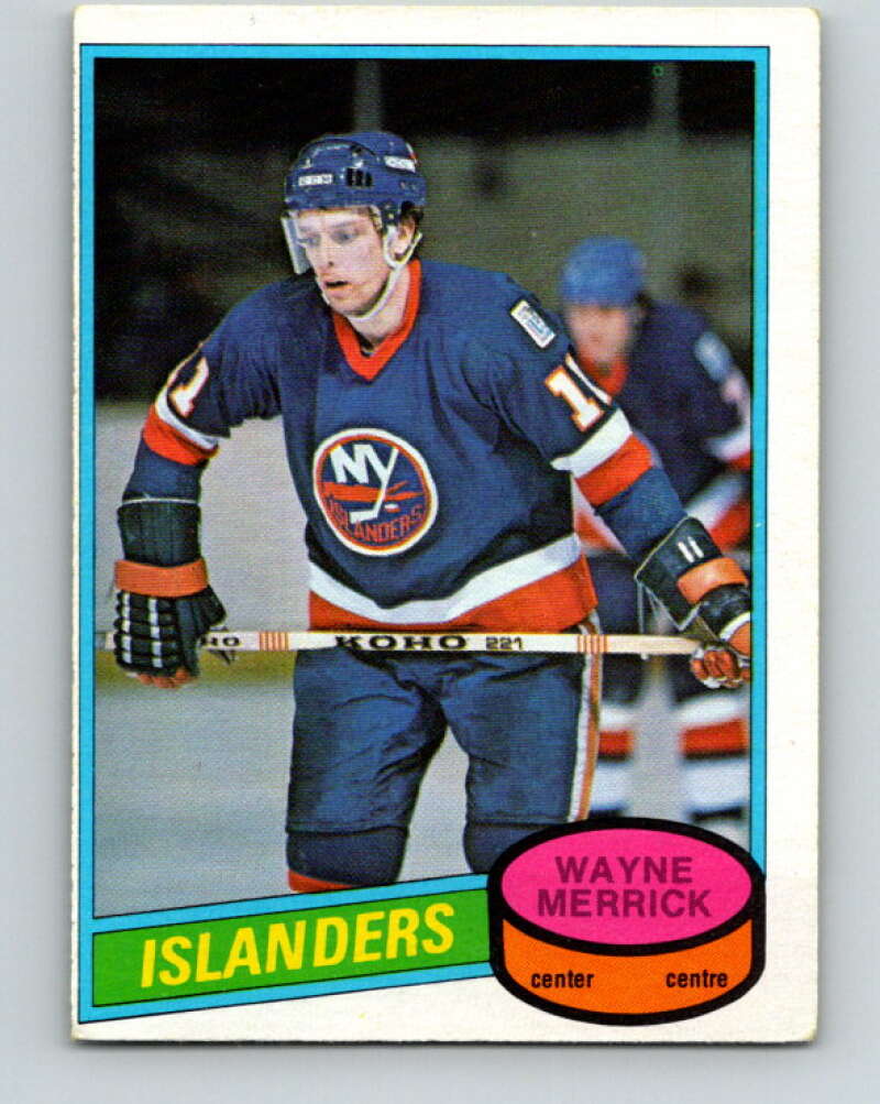 1980-81 O-Pee-Chee #345 Wayne Merrick New York Islanders V40567