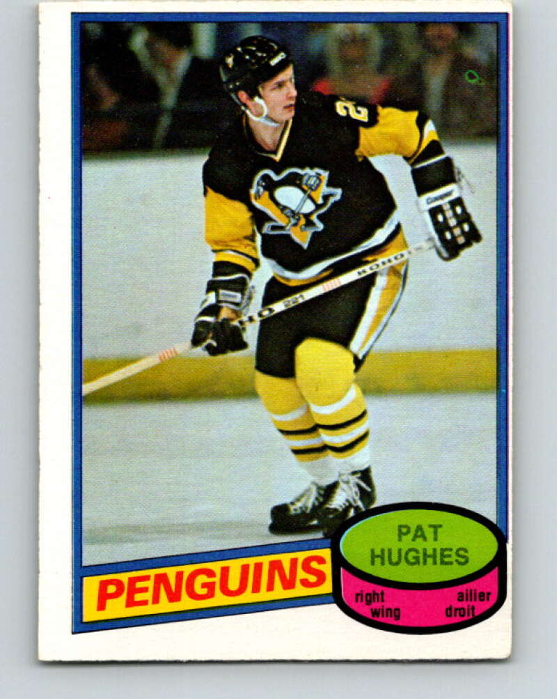 1980-81 O-Pee-Chee #347 Pat Hughes Pittsburgh Penguins V40576