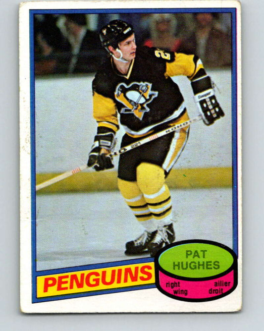 1980-81 O-Pee-Chee #347 Pat Hughes  Pittsburgh Penguins  V40580