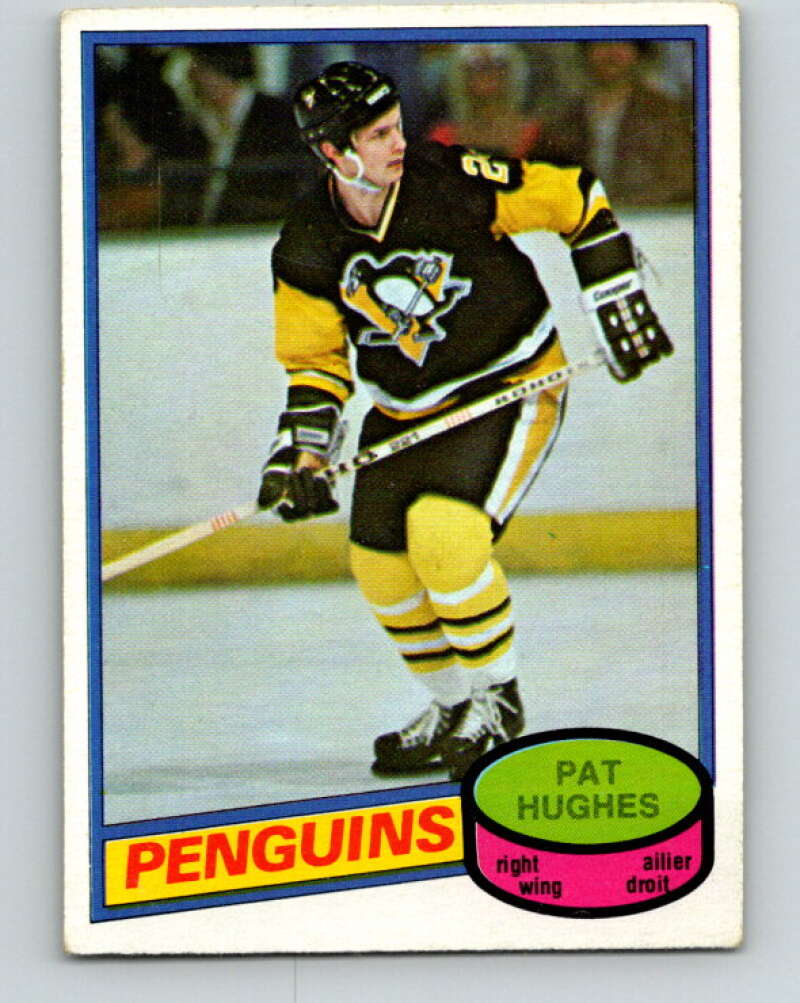1980-81 O-Pee-Chee #347 Pat Hughes Pittsburgh Penguins V40584