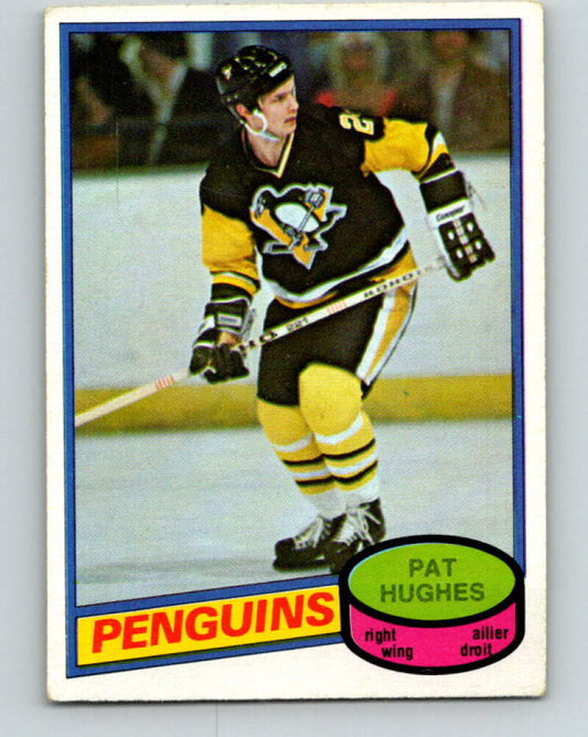 1980-81 O-Pee-Chee #347 Pat Hughes  Pittsburgh Penguins  V40584