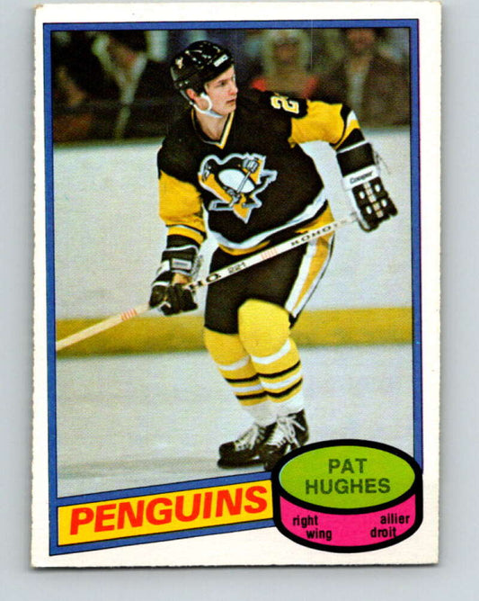 1980-81 O-Pee-Chee #347 Pat Hughes  Pittsburgh Penguins  V40586