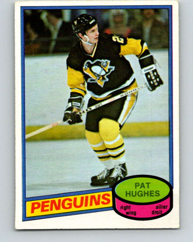 1980-81 O-Pee-Chee #347 Pat Hughes Pittsburgh Penguins V40587
