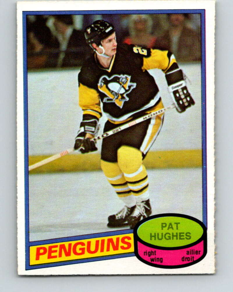1980-81 O-Pee-Chee #347 Pat Hughes Pittsburgh Penguins V40588