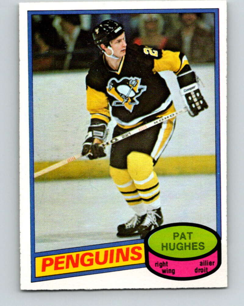 1980-81 O-Pee-Chee #347 Pat Hughes Pittsburgh Penguins V40590