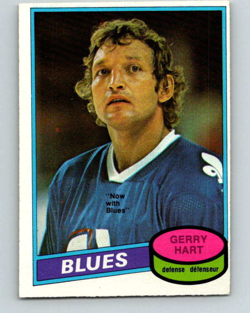 1980-81 O-Pee-Chee #349 Gerry Hart St. Louis Blues V40609