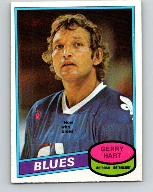1980-81 O-Pee-Chee #349 Gerry Hart  St. Louis Blues  V40610