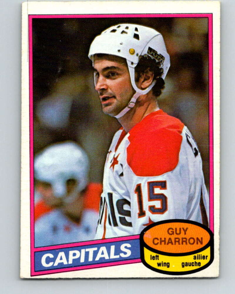 1980-81 O-Pee-Chee #352 Guy Charron Washington Capitals V40636