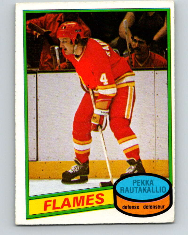 1980-81 O-Pee-Chee #356 Pekka Rautakallio Calgary Flames V40656