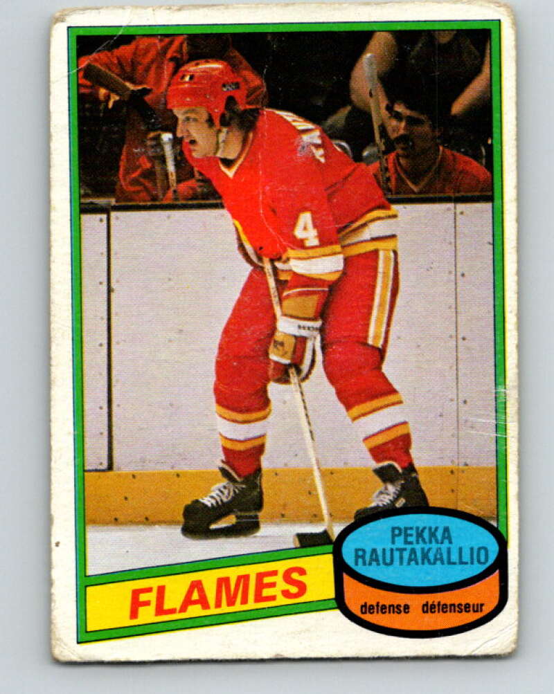 1980-81 O-Pee-Chee #356 Pekka Rautakallio Calgary Flames V40657