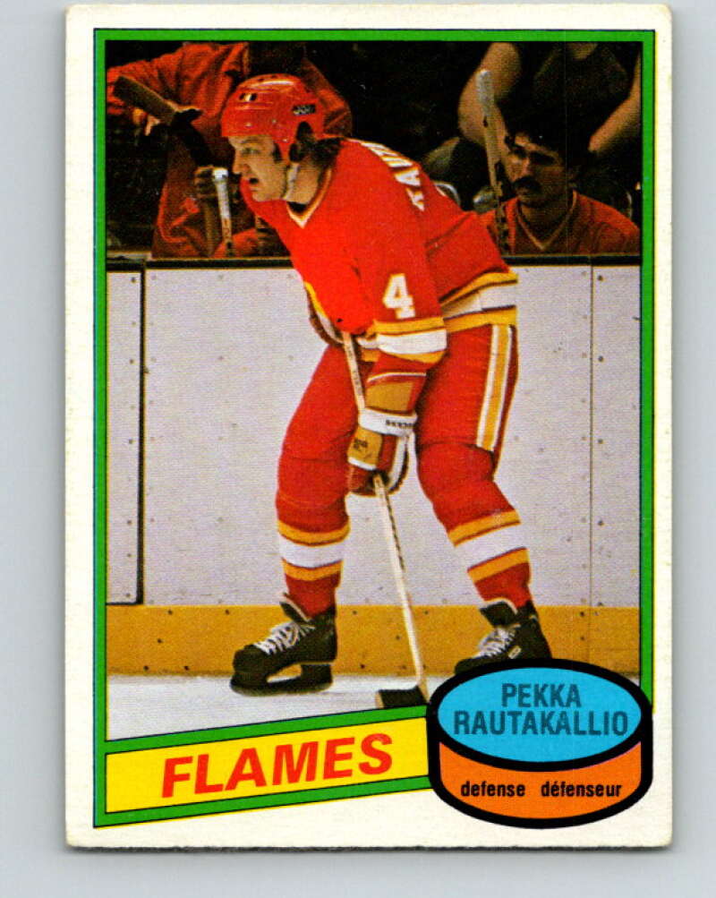1980-81 O-Pee-Chee #356 Pekka Rautakallio Calgary Flames V40658