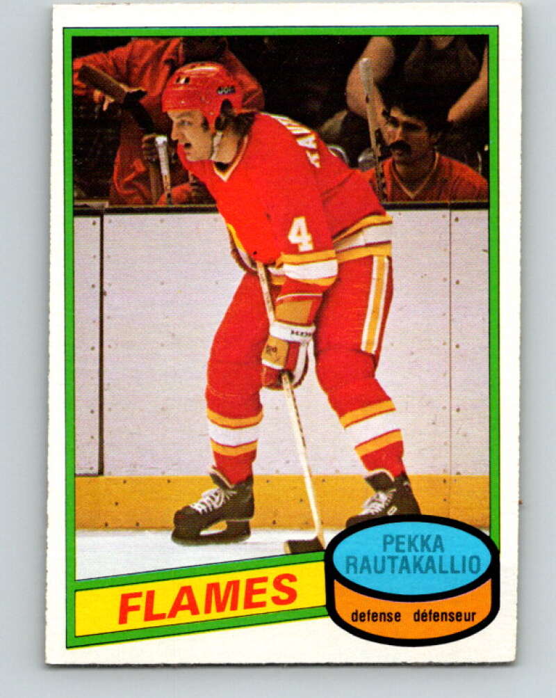 1980-81 O-Pee-Chee #356 Pekka Rautakallio Calgary Flames V40660